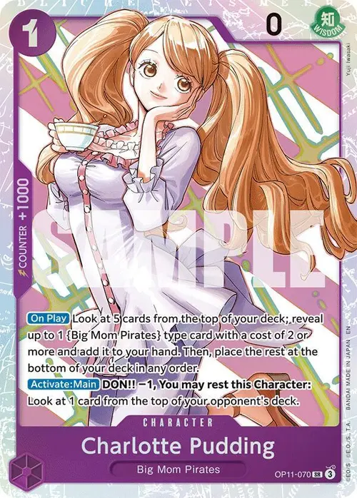Charlotte Pudding card art