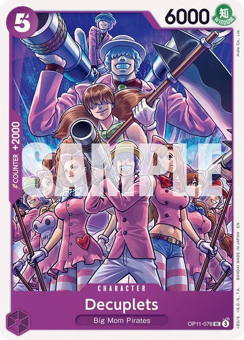 Decuplets card art