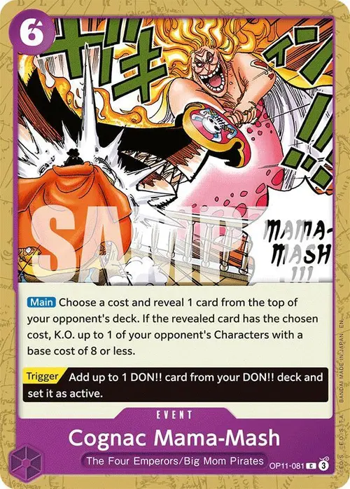 Cognac Mama-Mash card art