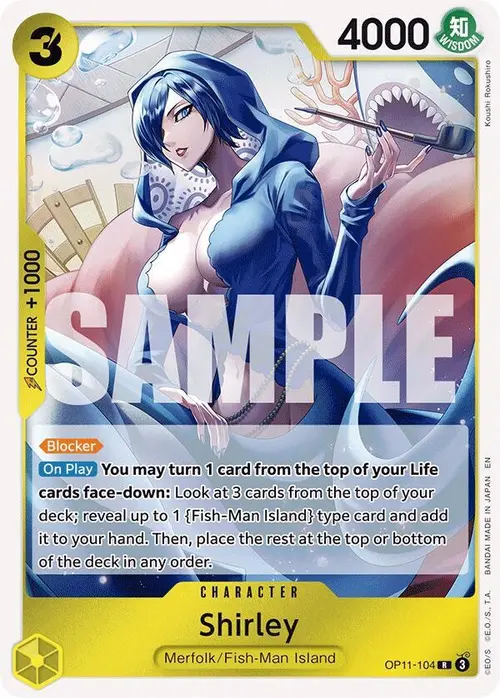 Shirley card art