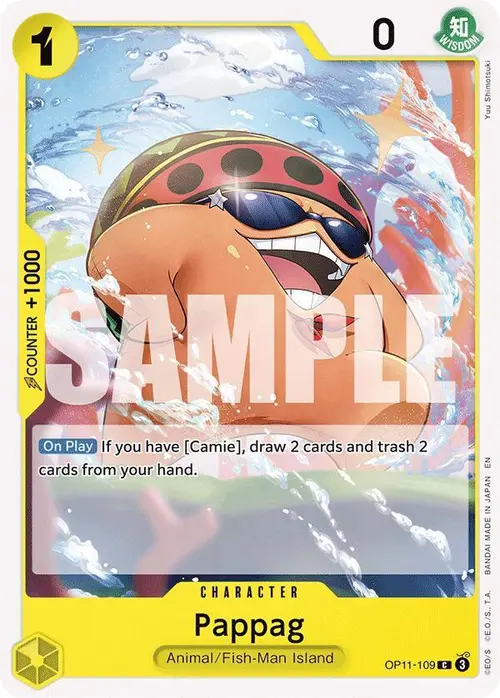 Pappag card art