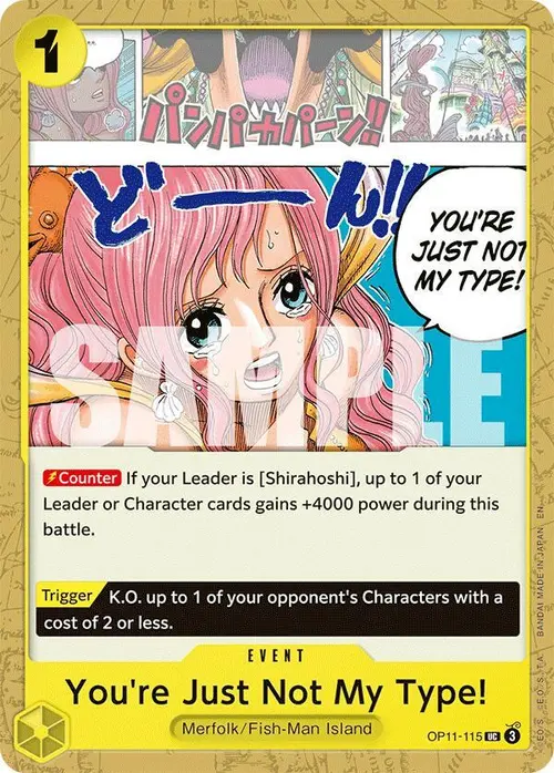 You're Just Not My Type! card art