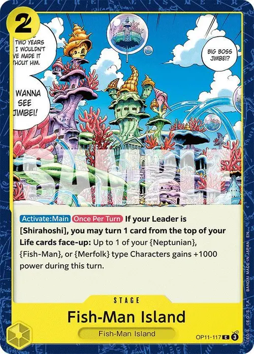 Fish-Man Island card art