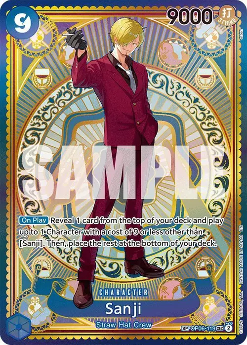Sanji (SP) card art