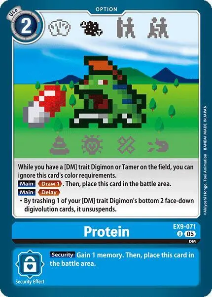 Protein card art