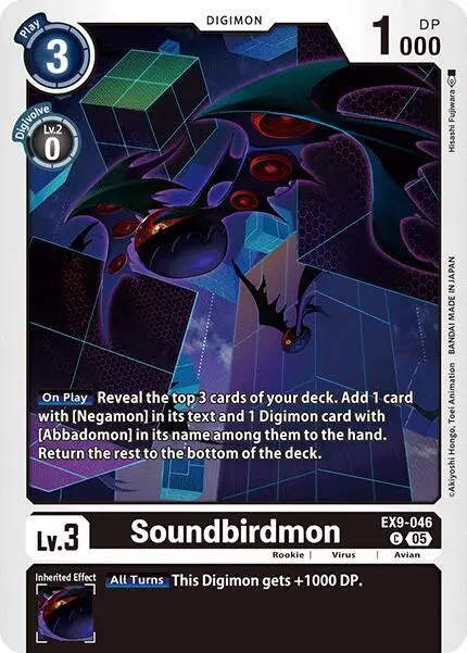 Soundbirdmon card art