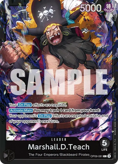 Marshall.D.Teach (OP09-081) card art
