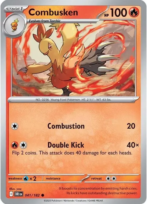 Combusken card art
