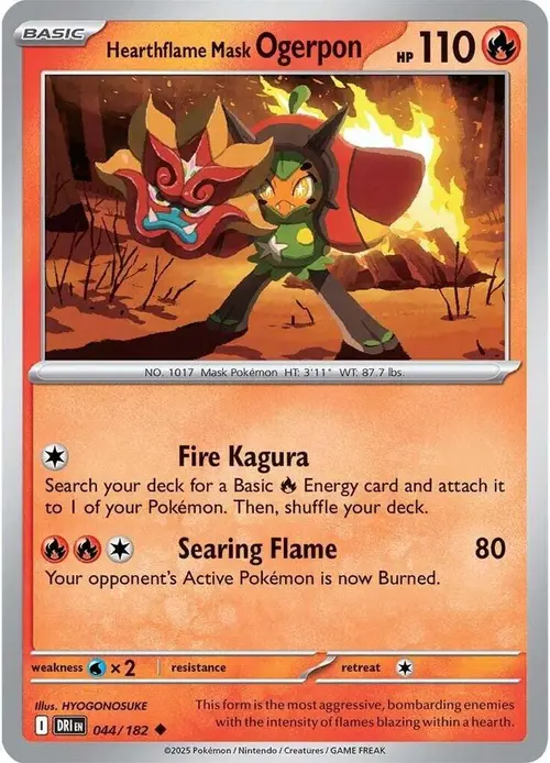 Hearthflame Mask Ogerpon card art