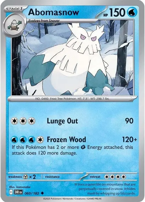 Abomasnow card art