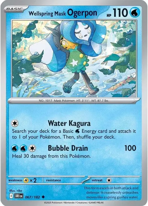 Wellspring Mask Ogerpon card art