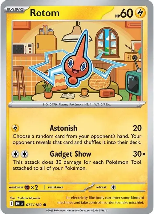 Rotom card art