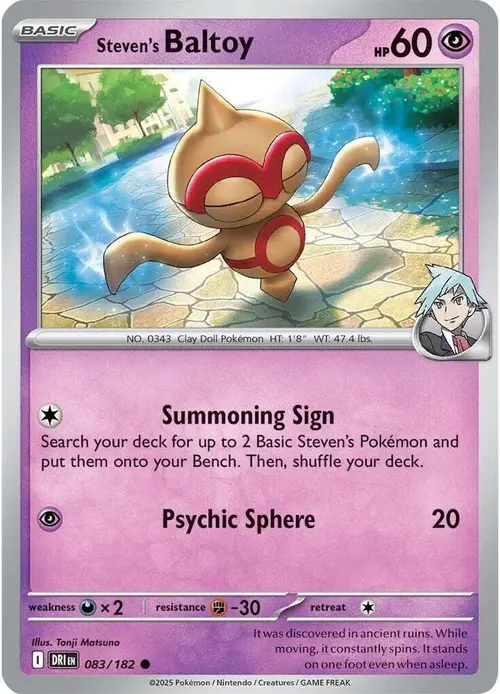 Steven's Baltoy card art