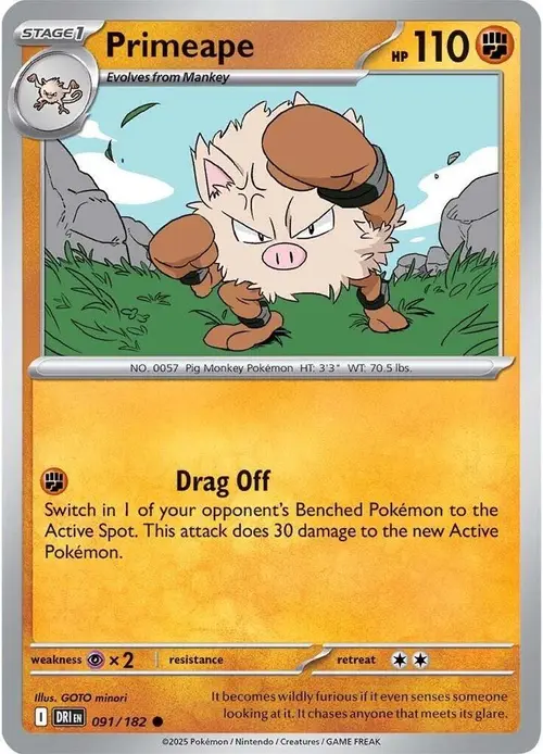 Primeape card art