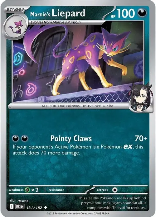 Marnie's Liepard card art