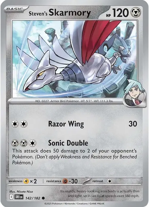 Steven's Skarmory card art