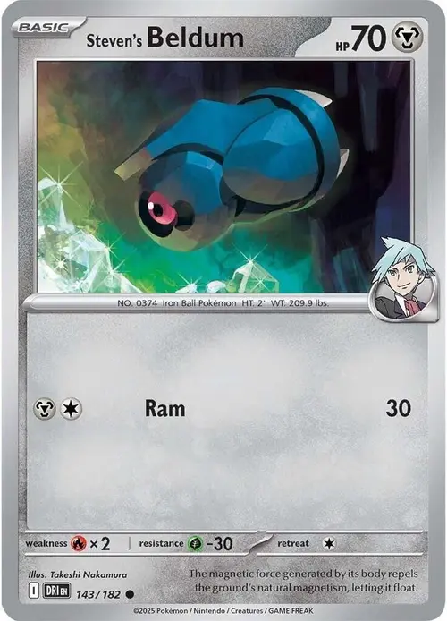 Steven's Beldum card art