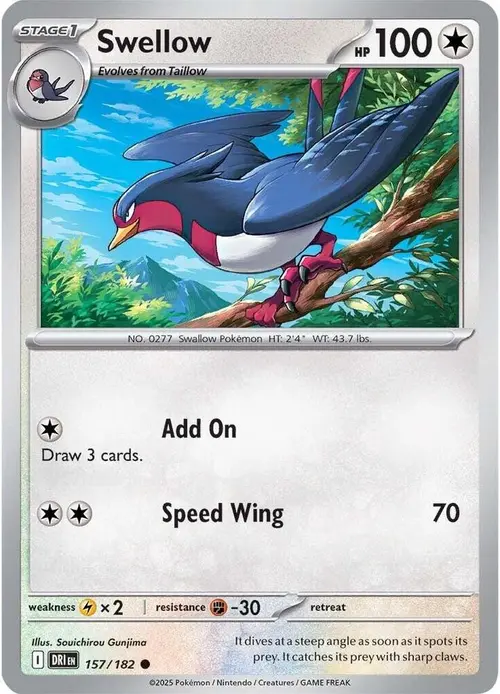 Swellow card art