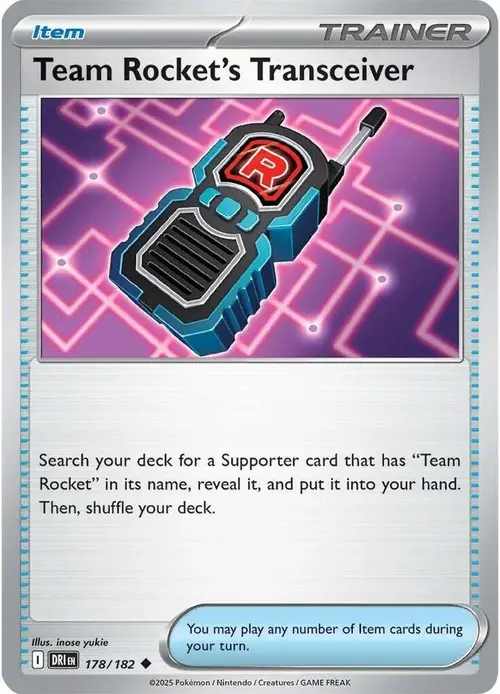 Team Rocket's Transceiver card art