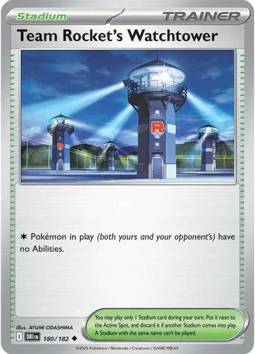 Team Rocket's Watchtower card art