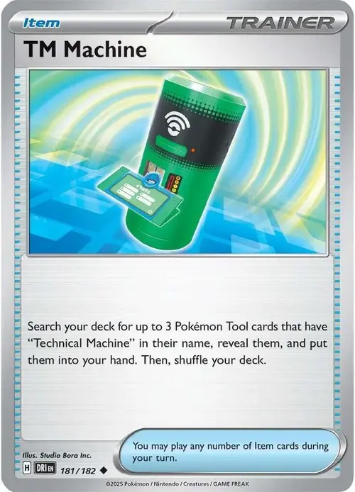 TM Machine card art