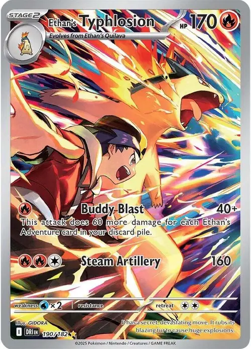 Ethan's Typhlosion card art