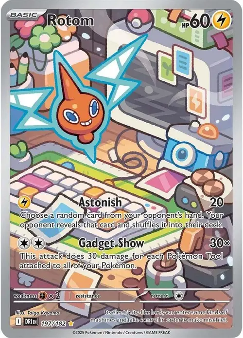 Rotom card art