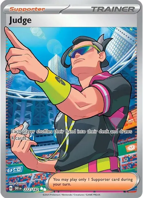 Judge card art