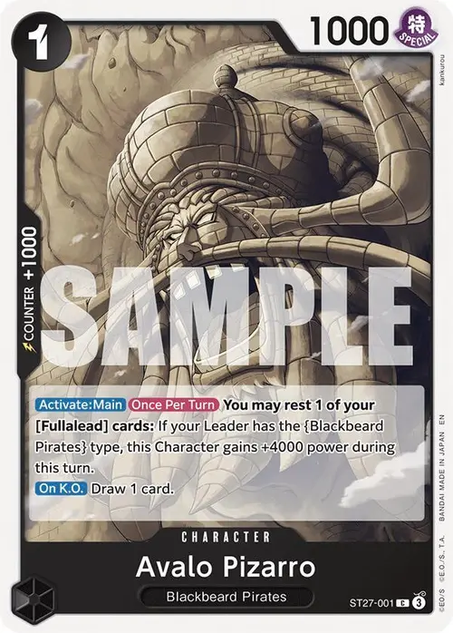 Avalo Pizarro card art