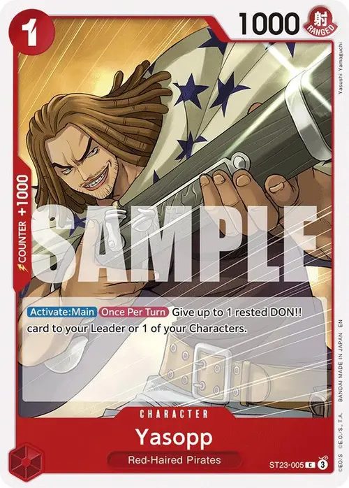 Yasopp card art