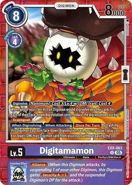 Digitamamon card art