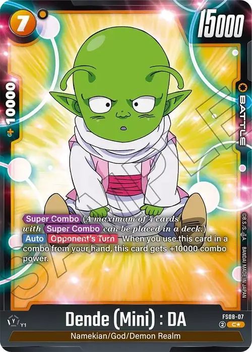 Dende (Mini) : DA (Bonus Pack Alternate Art) card art