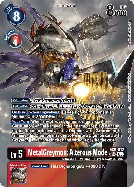 MetalGreymon: Alterous Mode (Alternate Art) card art