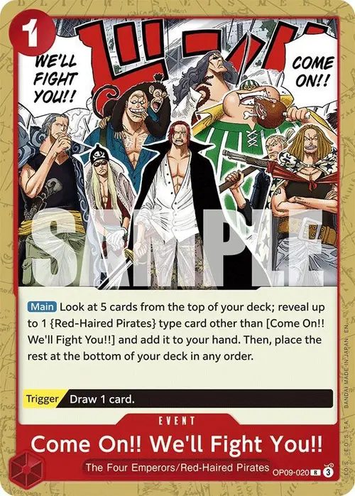 Come On!! We'll Fight You!! (Reprint) card art