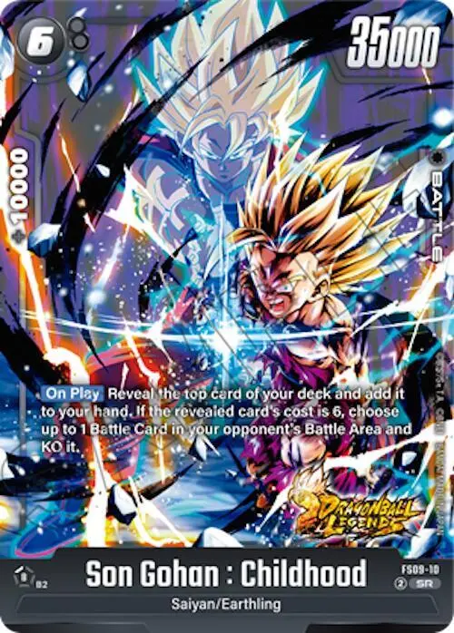 Son Gohan : Childhood card art