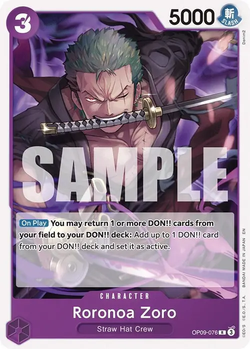 Roronoa Zoro (Reprint) card art