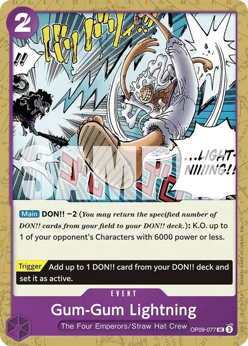 Gum-Gum Lightning (Reprint) card art