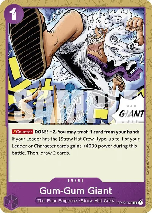 Gum-Gum Giant (Reprint) card art