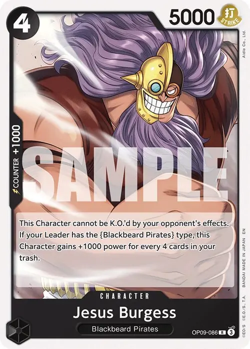 Jesus Burgess (Reprint) card art