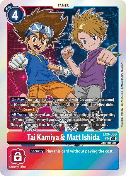 Tai Kamiya & Matt Ishida card art