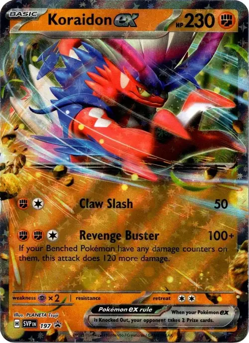 Koraidon ex - 197 card art