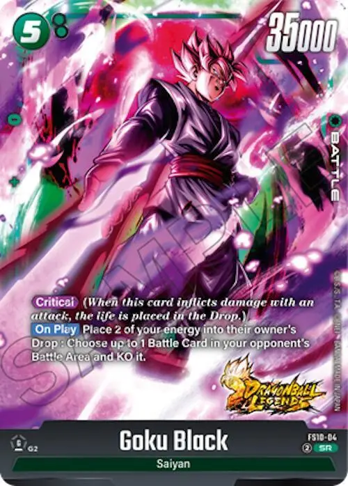 Goku Black card art