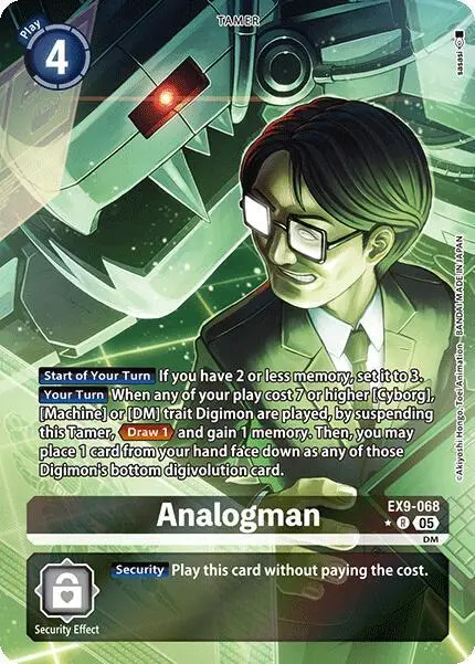 Analogman (Alternate Art) card art