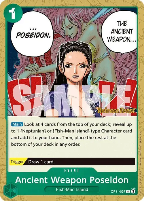 Ancient Weapon Poseidon card art