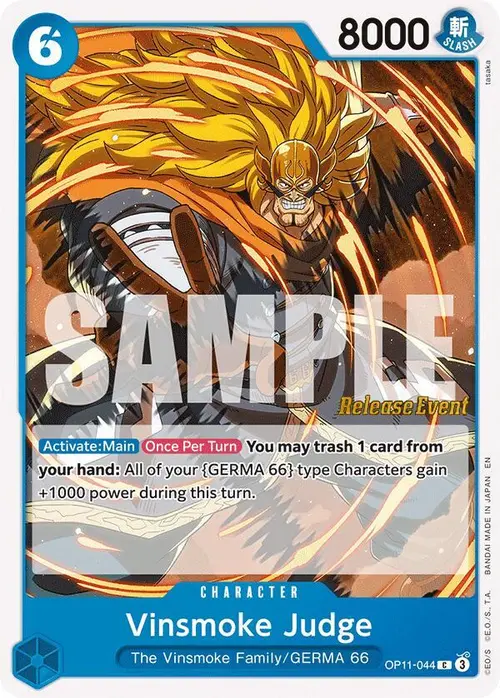 Vinsmoke Judge card art