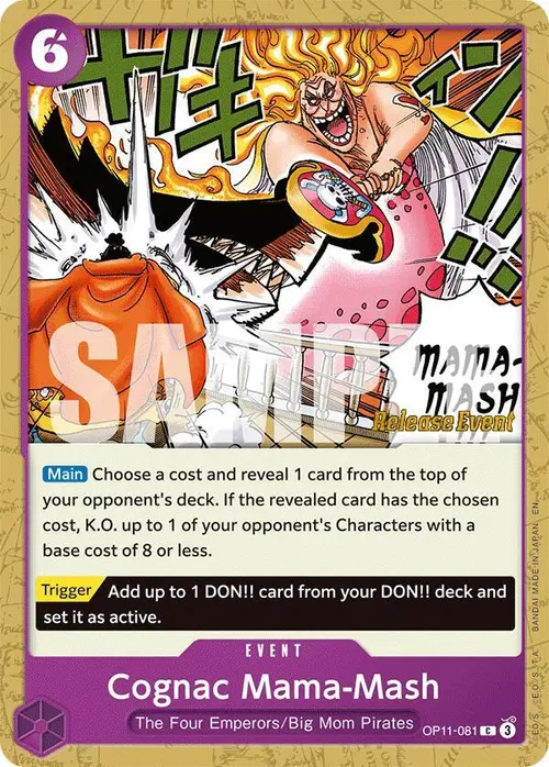 Cognac Mama-Mash card art