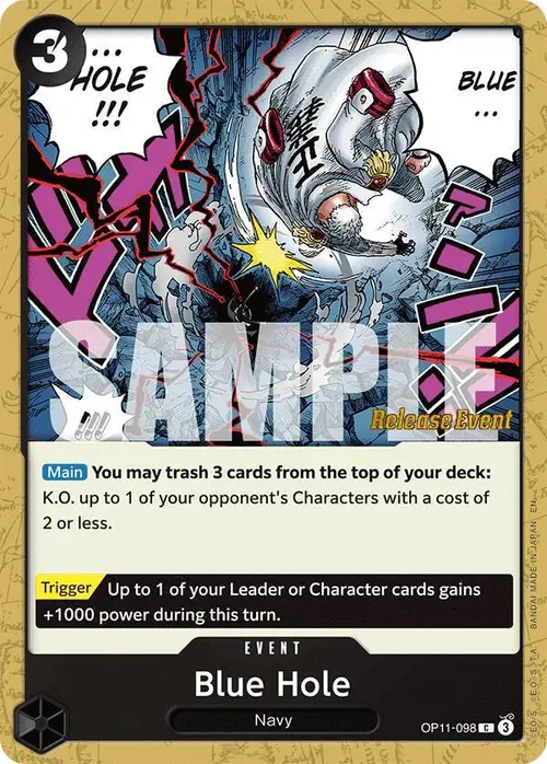 Blue Hole card art