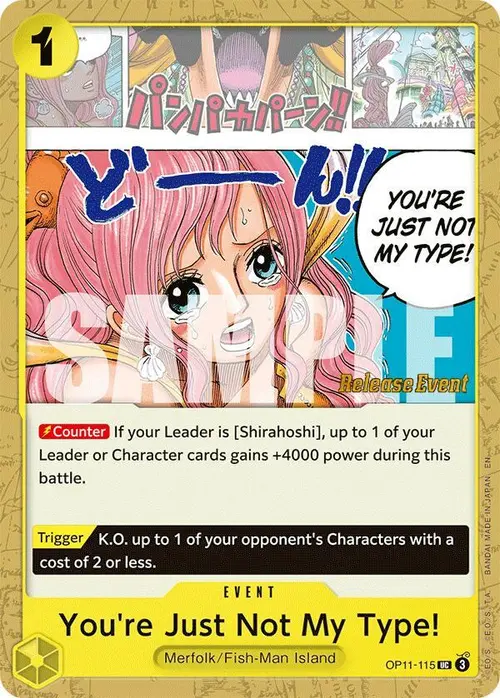 You're Just Not My Type! card art