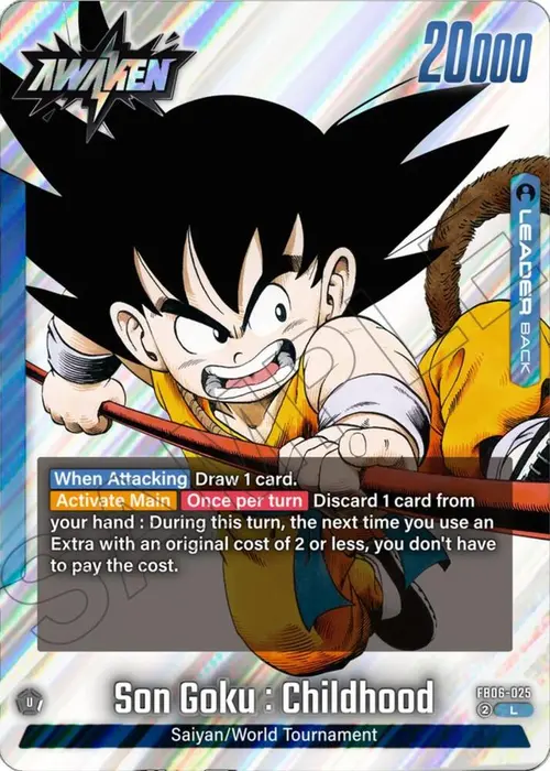 Son Goku : Childhood card art