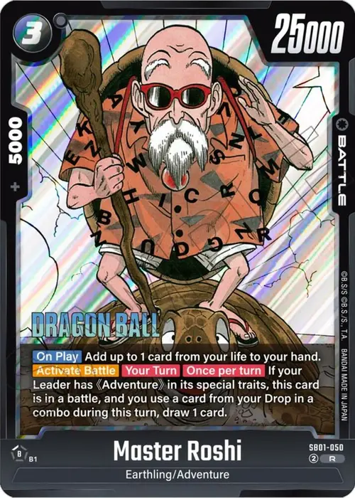 Master Roshi card art